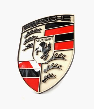 Quadro Decorativo Tripla Camada Logo Porsche Medium 30x23cm Alto Padrão Premium Automotivo