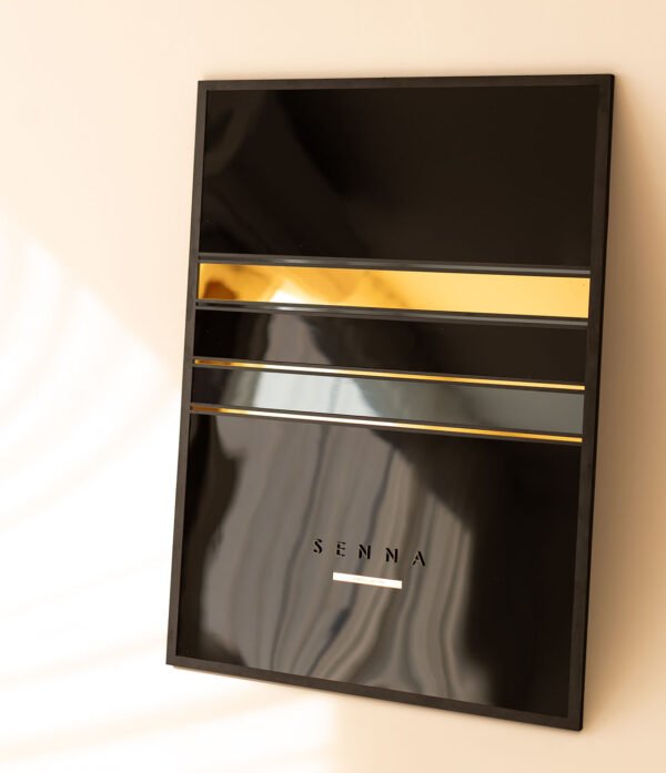 tributo 01 Quadro Tributo a Ayrton Senna 80x60 Tripla Camada Edição Limitada Fórmula 1 Decoração Premium